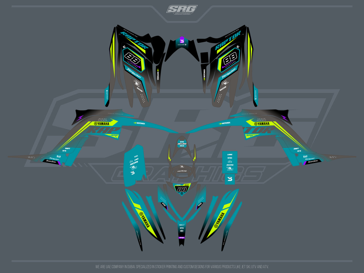 Yamaha ATV RAPTOR 700 2013+ - Design No.11