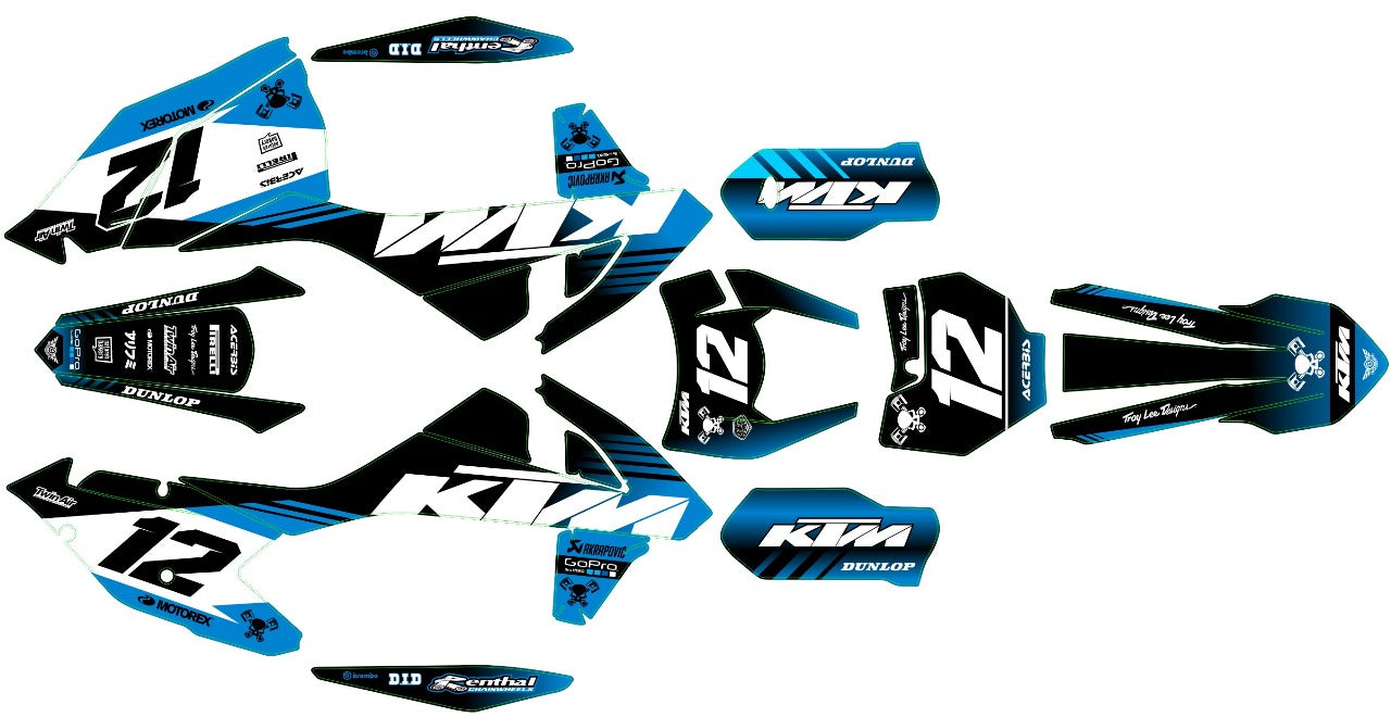 KTM SX-F 250/350/450 SX 125/150/250 2016-2018 - D