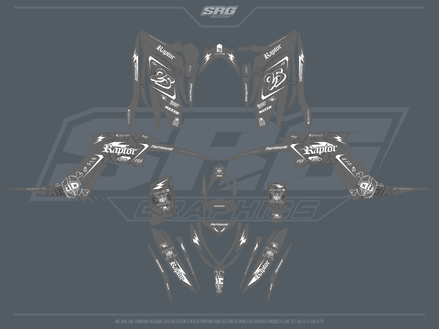 Yamaha ATV RAPTOR 700 2013+ - Design No.10