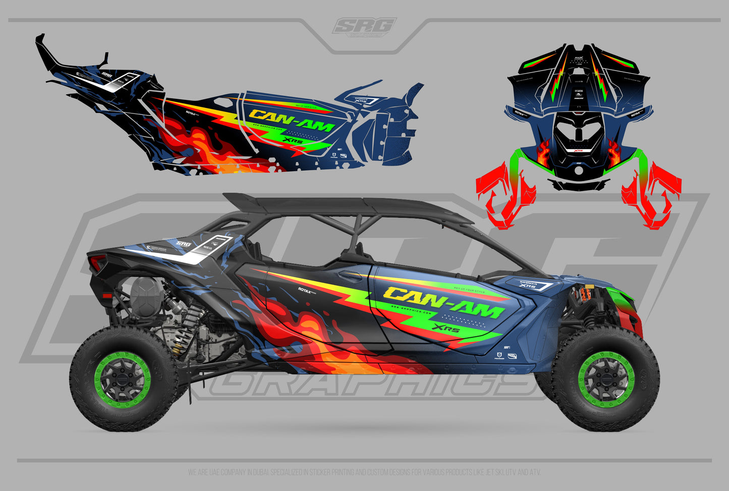 Can Am Maverick R / MAX UTV - Design 7 B