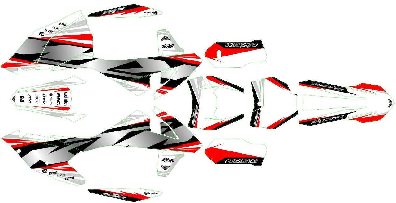 KTM SX-F 250/350/450 SX 125/150/250 2016-2018 - A