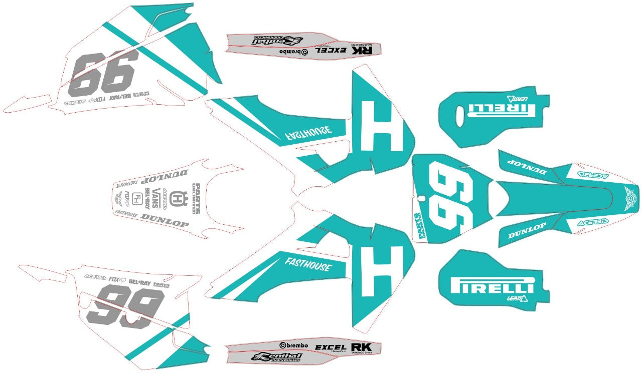 HUSQVARNA TC FC FS 125 250 350 450 2019-2022 - B