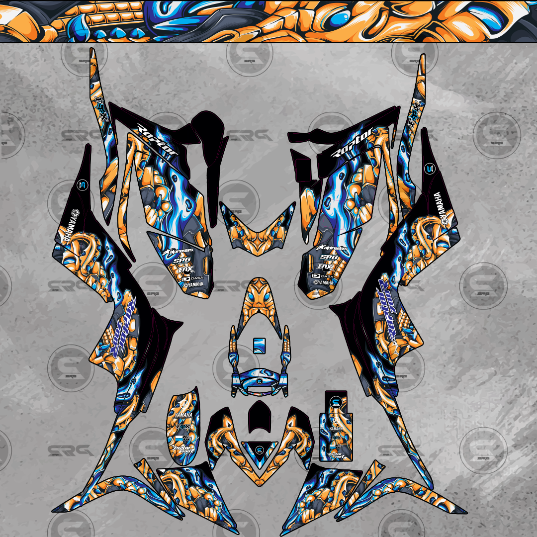 Yamaha ATV RAPTOR 700 2013+ - D-2