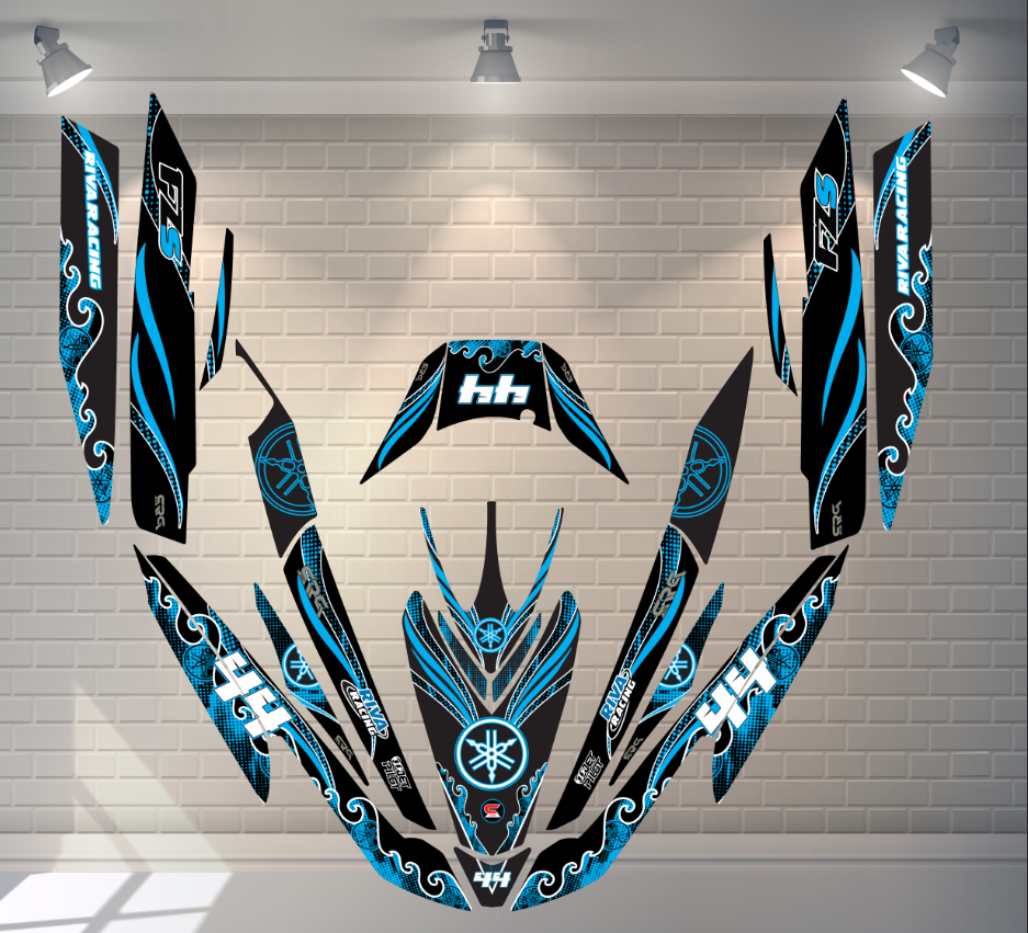 Yamaha FZR / FZS - WAVY DOTS