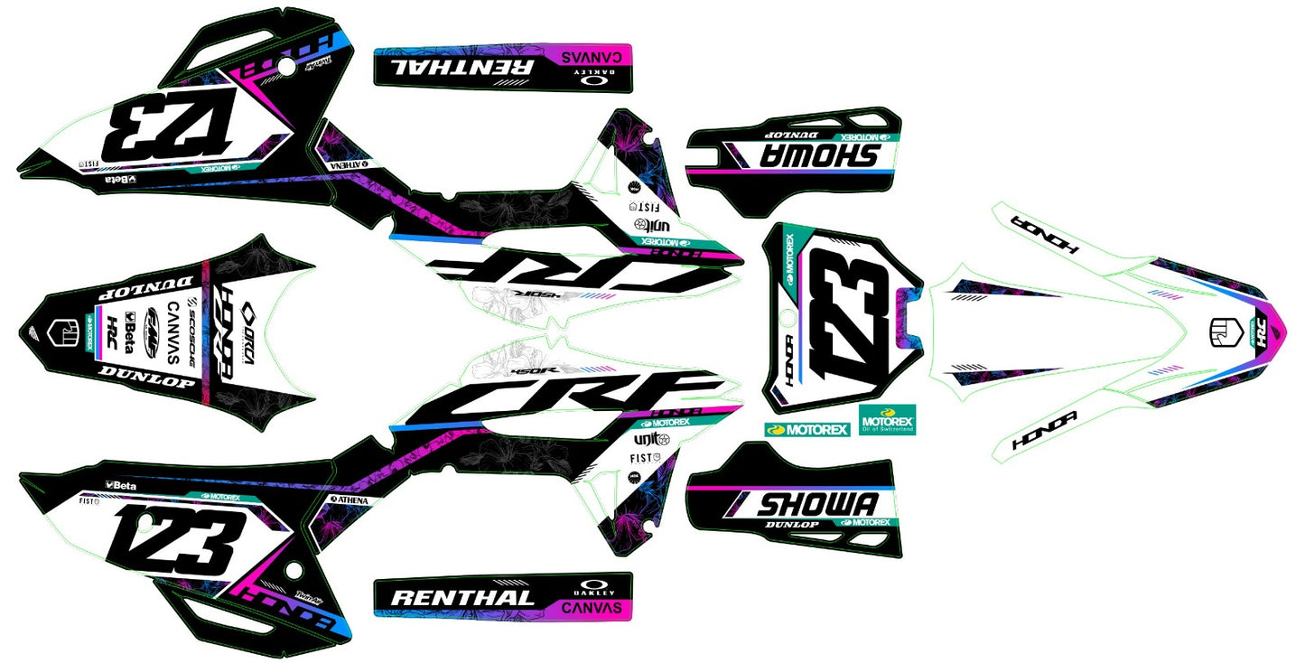 Honda CRF 250 2022-2023 & CRF 450 2021-2023 - B