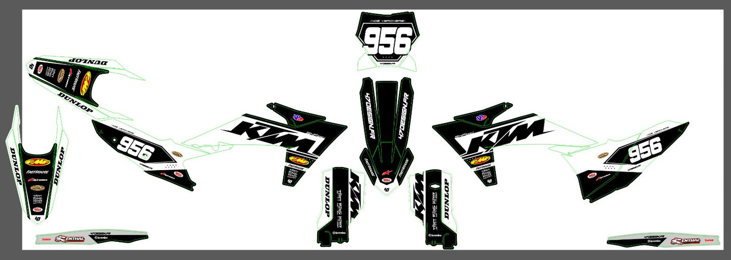 KTM SX-F XC-F 250 / 300 / 350 / 450 2023+ / D