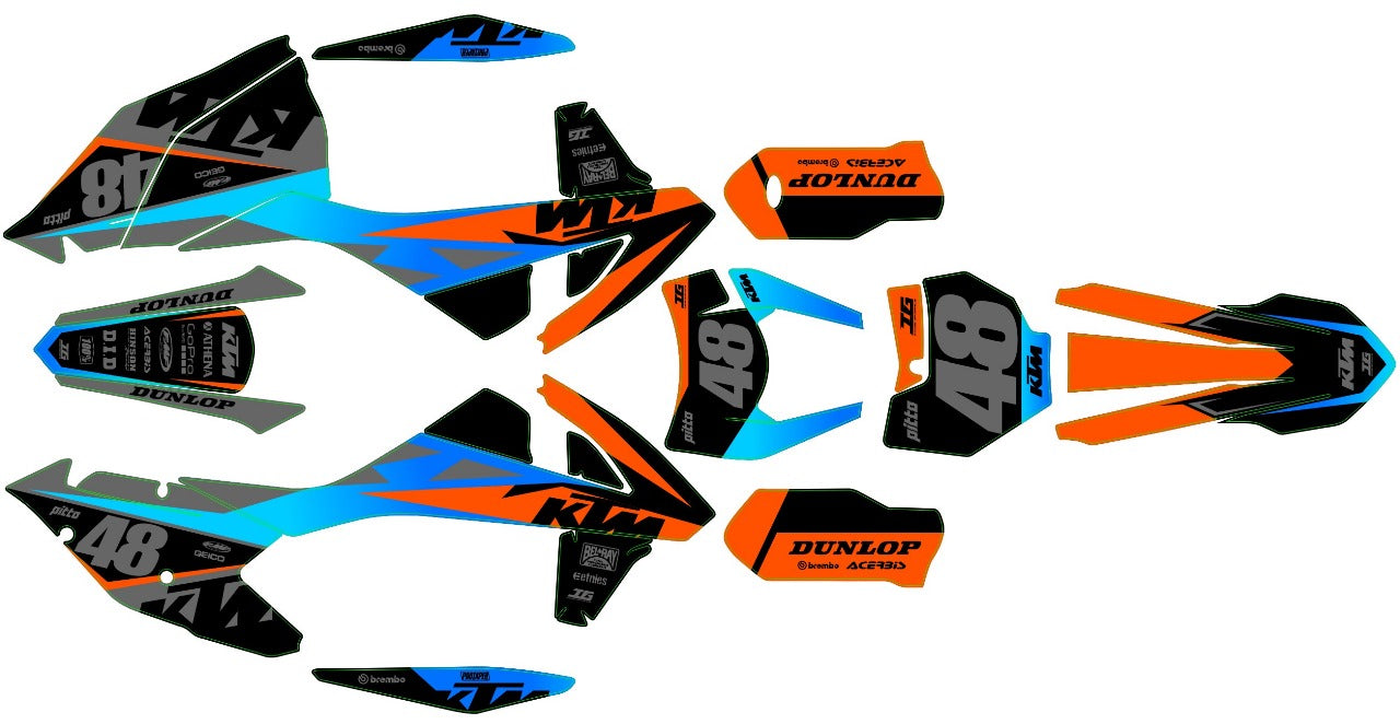 KTM SX-F 250/350/450 SX 125/150/250 2016-2018 - E