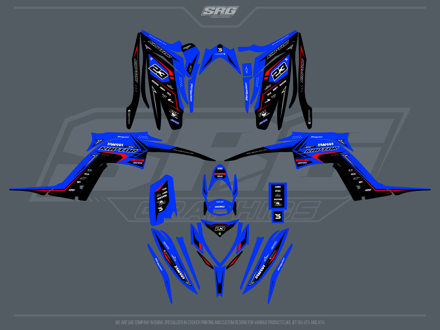 Yamaha ATV RAPTOR 700 2013+ - Design No.9