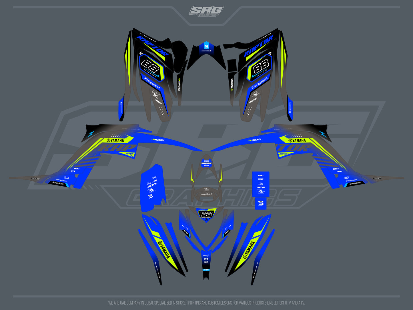 Yamaha ATV RAPTOR 700 2013+ - Design No.11