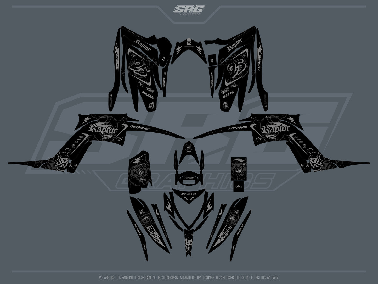 Yamaha ATV RAPTOR 700 2013+ - Design No.10