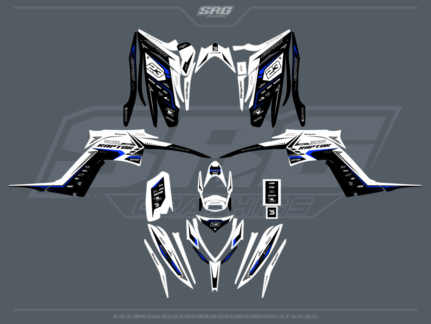 Yamaha ATV RAPTOR 700 2013+ - Design No.9