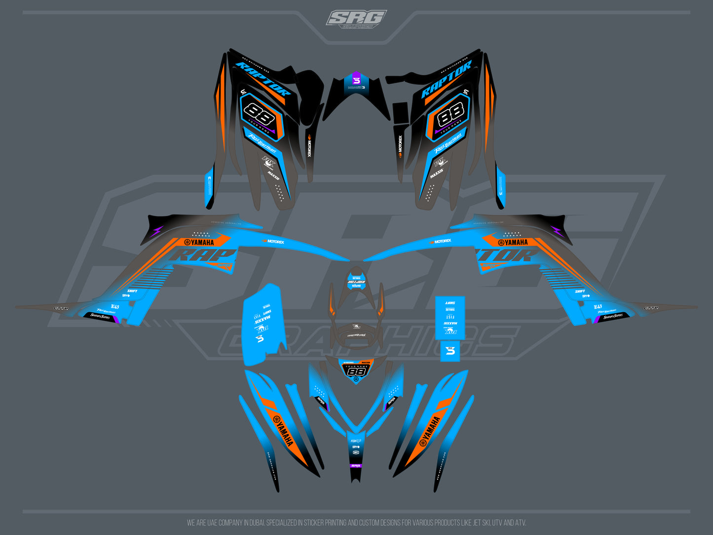 Yamaha ATV RAPTOR 700 2013+ - Design No.11