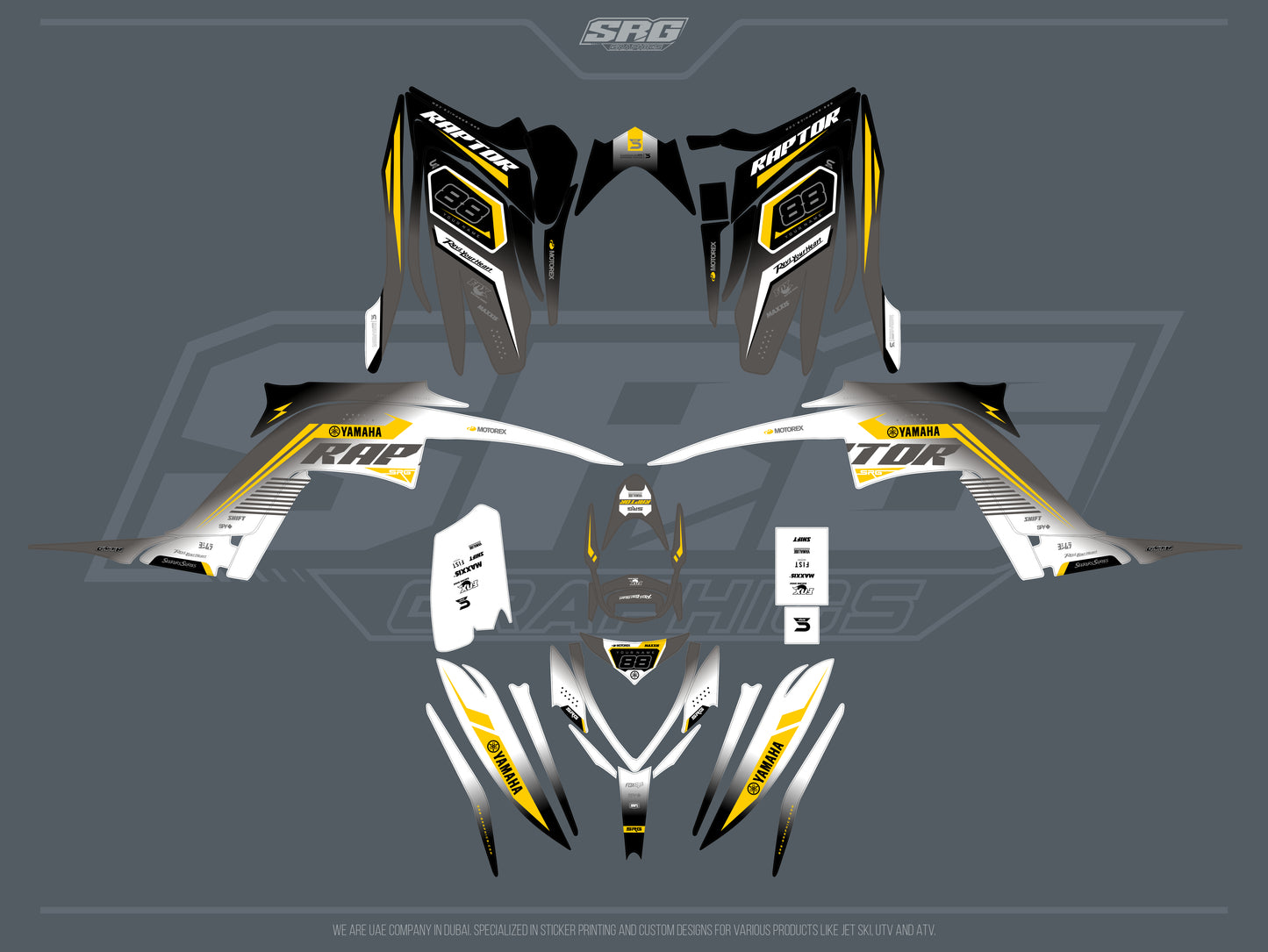 Yamaha ATV RAPTOR 700 2013+ - Design No.11