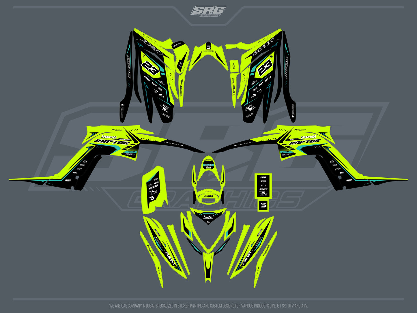 Yamaha ATV RAPTOR 700 2013+ - Design No.9
