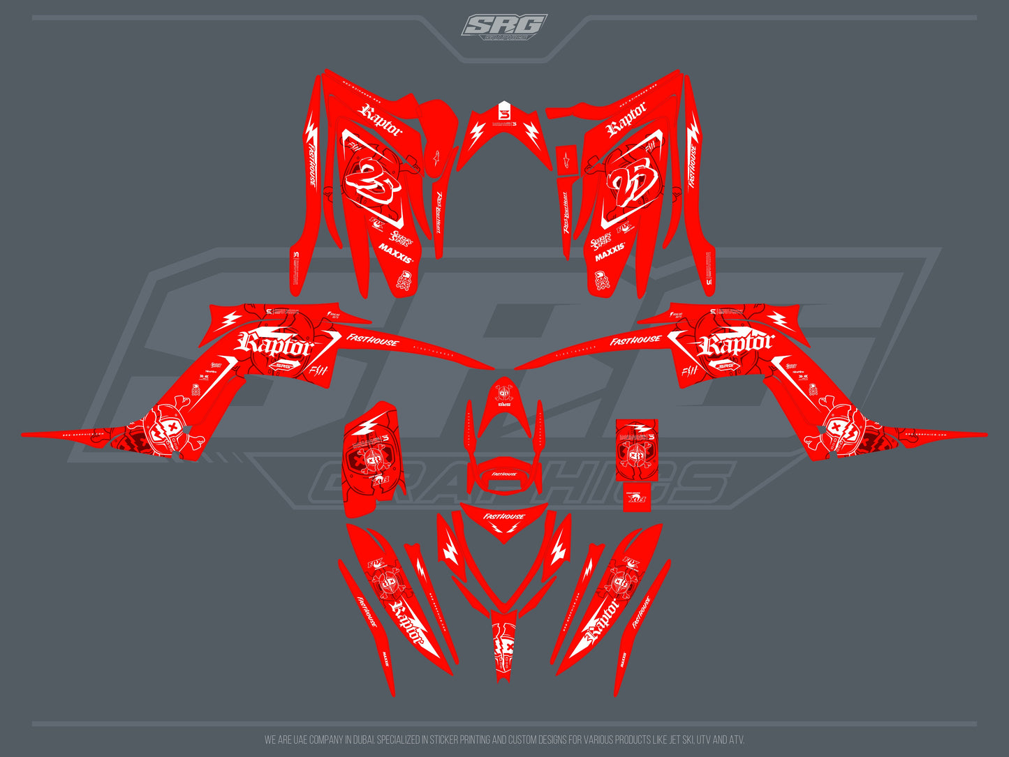 Yamaha ATV RAPTOR 700 2013+ - Design No.10