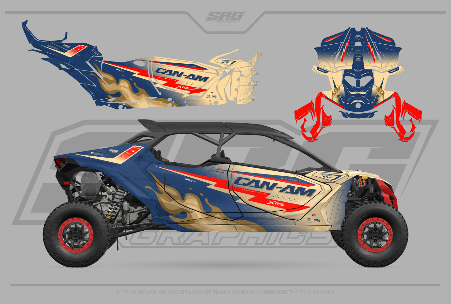 Can Am Maverick R / MAX UTV - Design 7 B