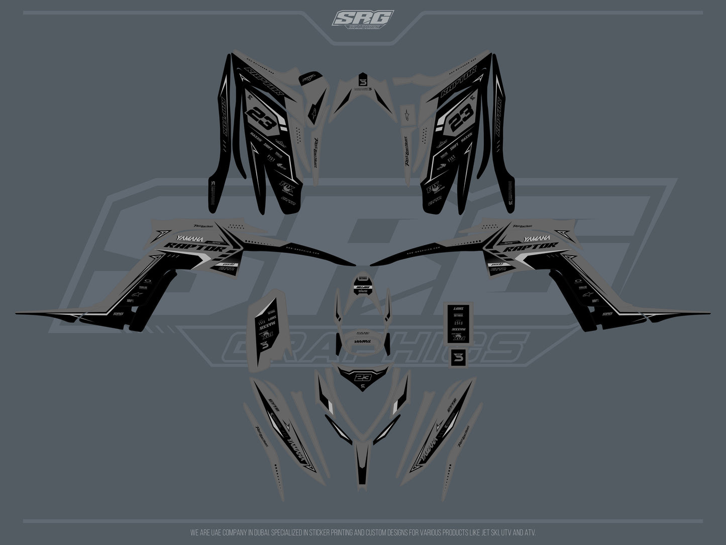 Yamaha ATV RAPTOR 700 2013+ - Design No.9