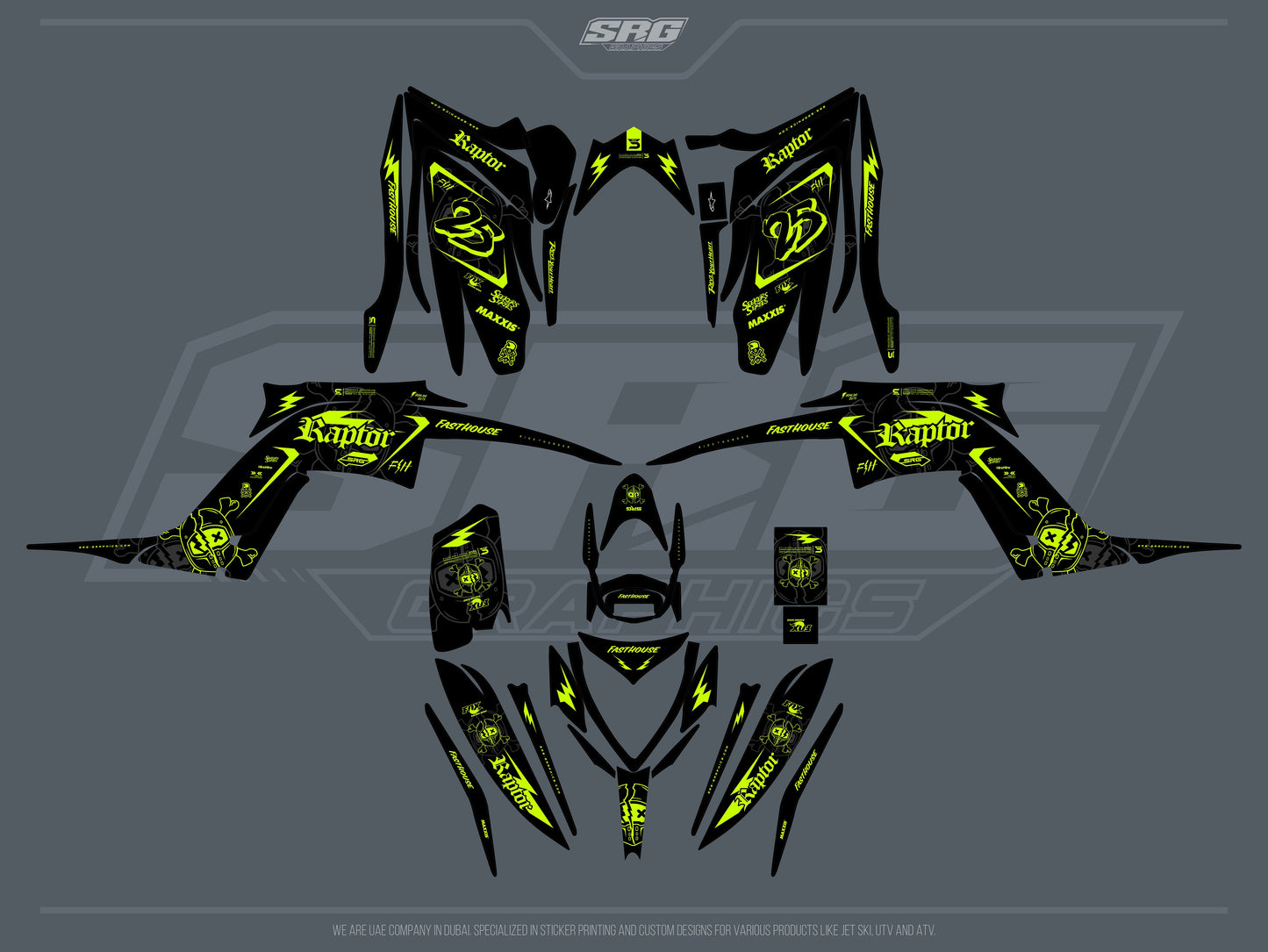 Yamaha ATV RAPTOR 700 2013+ - Design No.10