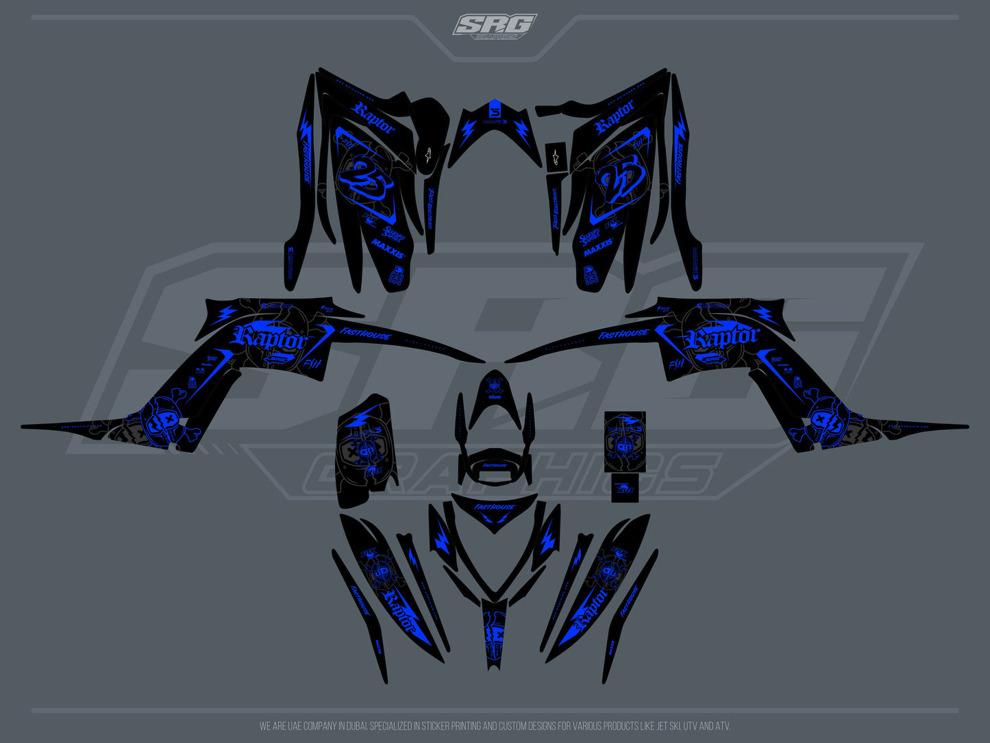 Yamaha ATV RAPTOR 700 2013+ - Design No.10