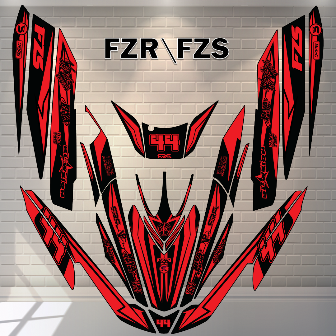 Yamaha FZR / FZS - WAVY DOTS