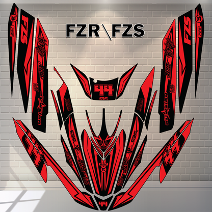 Yamaha FZR / FZS - WAVY DOTS