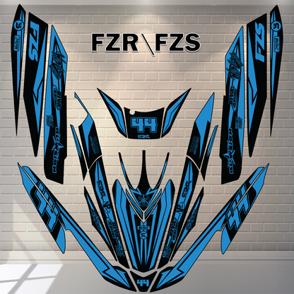 Yamaha FZR / FZS - WAVY DOTS