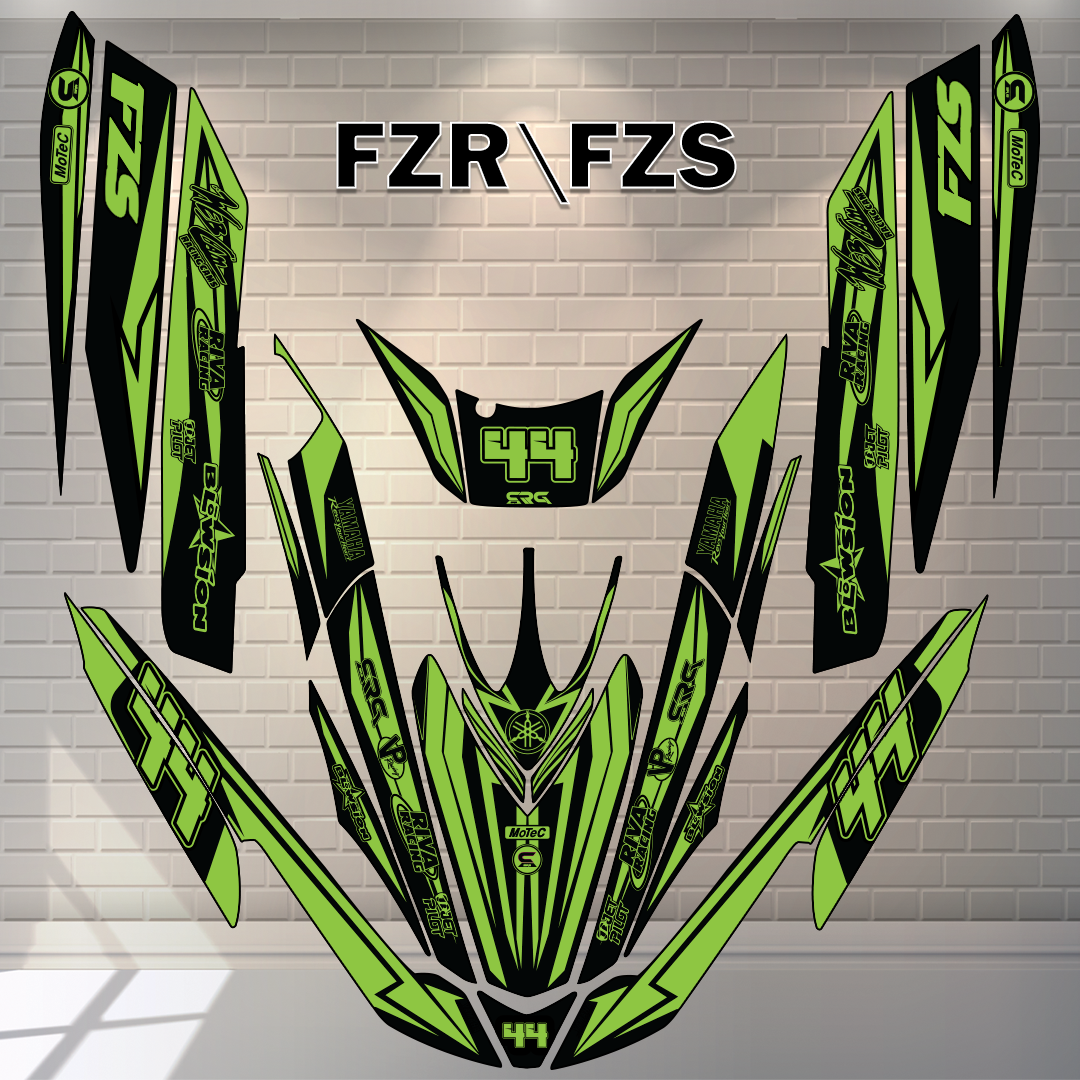 Yamaha FZR / FZS - WAVY DOTS