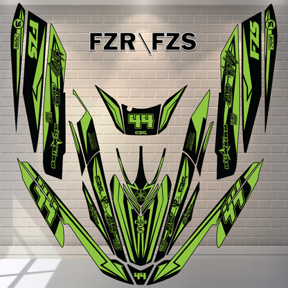 Yamaha FZR / FZS - WAVY DOTS