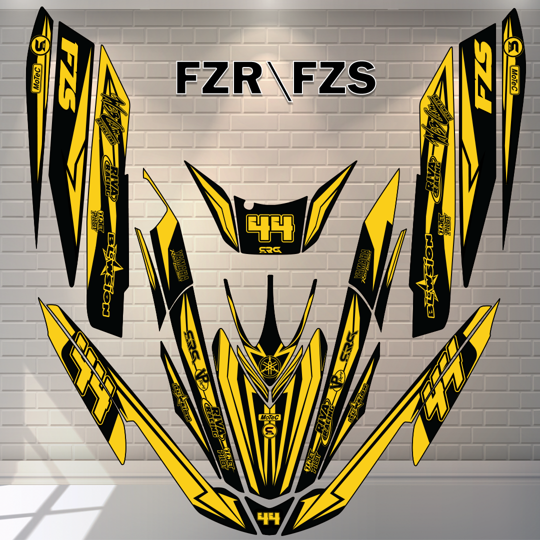 Yamaha FZR / FZS - WAVY DOTS
