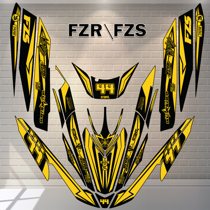 Yamaha FZR / FZS - WAVY DOTS