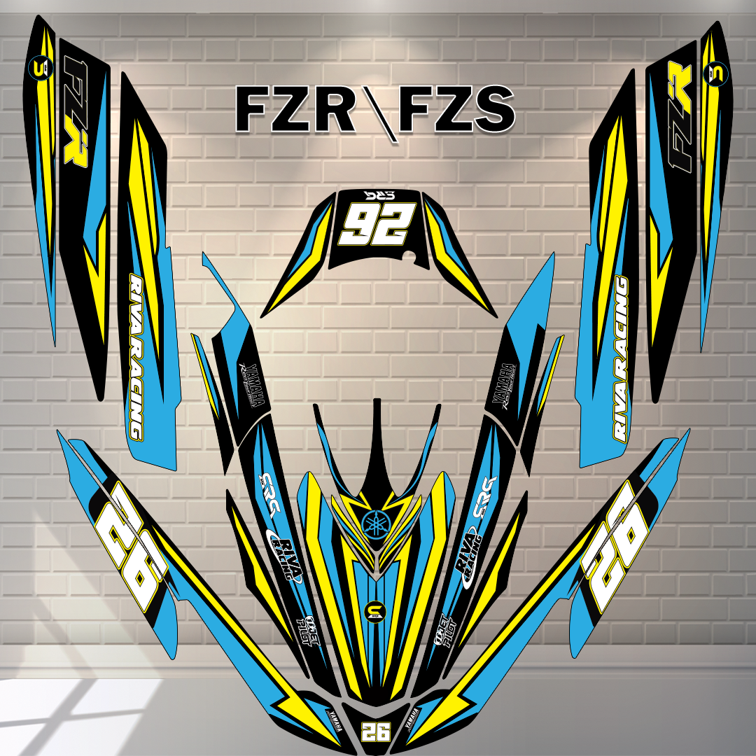 Yamaha FZR / FZS - WAVY DOTS