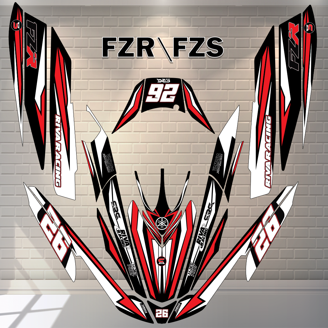 Yamaha FZR / FZS - WAVY DOTS