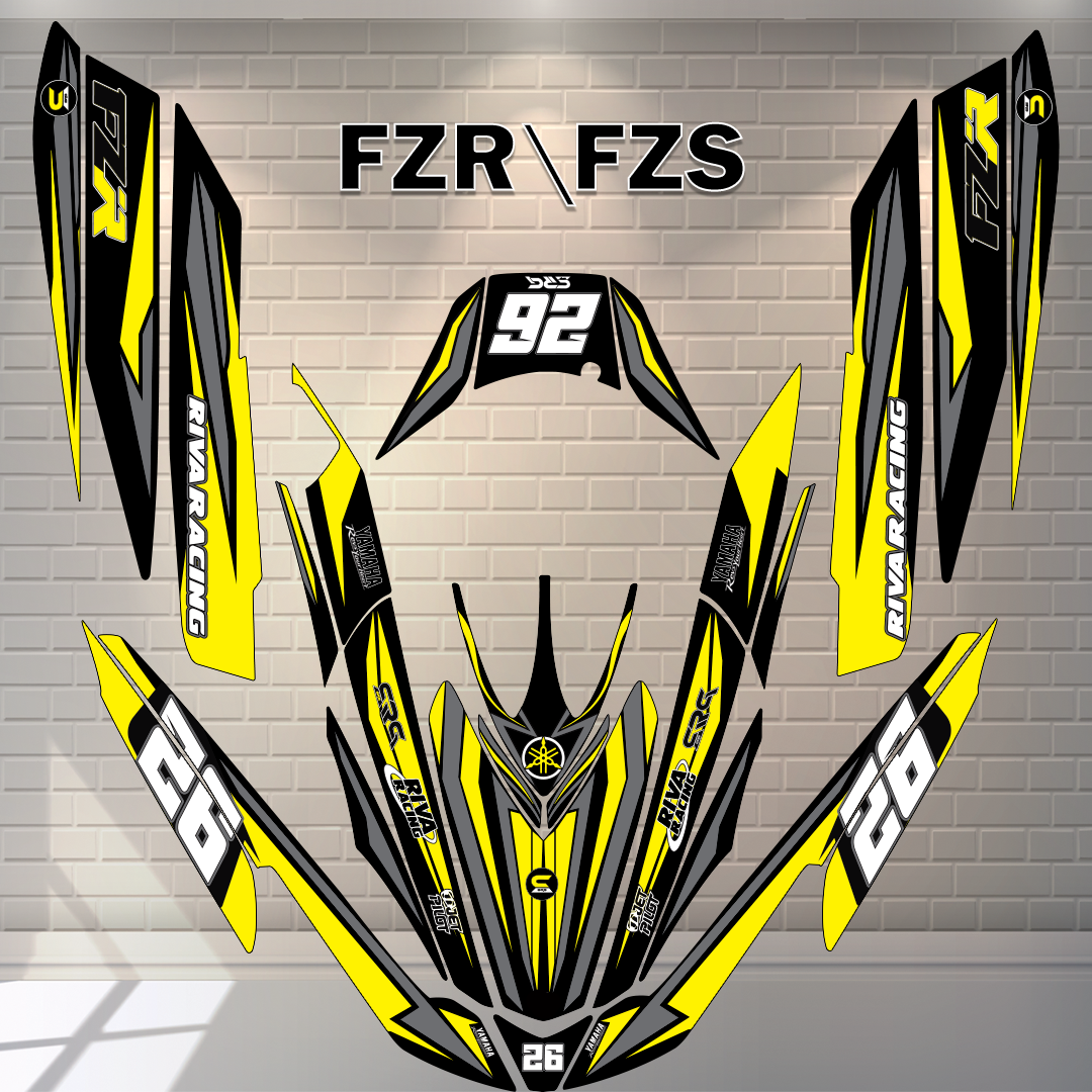 Yamaha FZR / FZS - WAVY DOTS