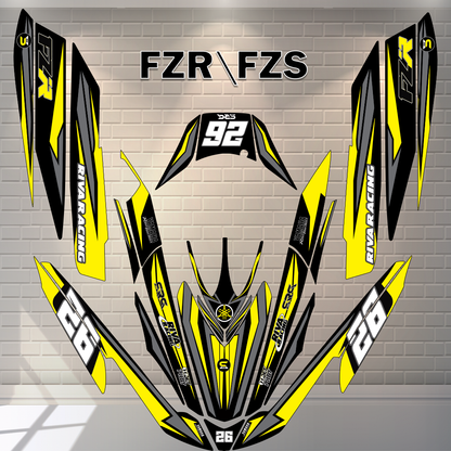 Yamaha FZR / FZS - WAVY DOTS