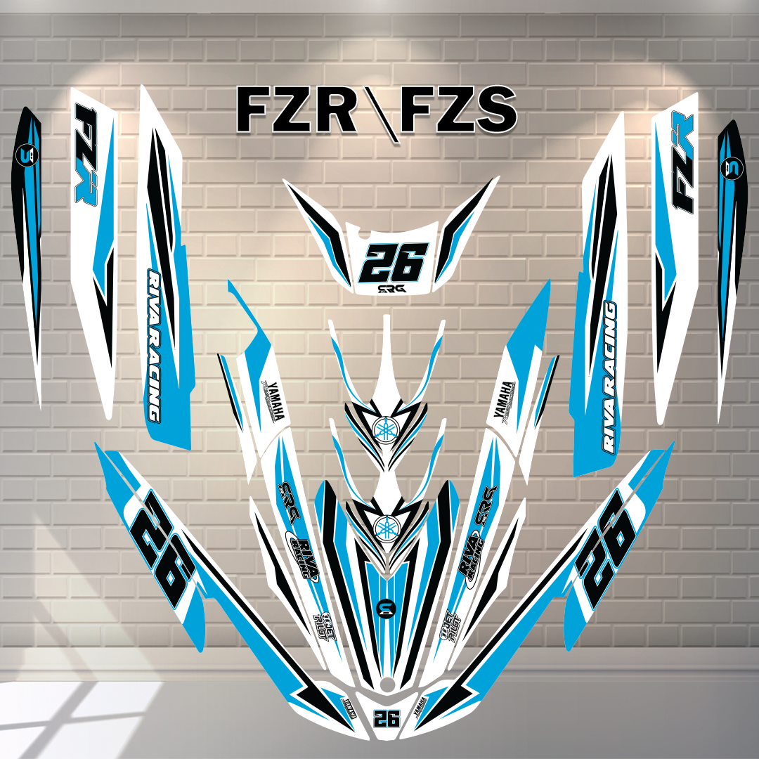 Yamaha FZR / FZS - WAVY DOTS