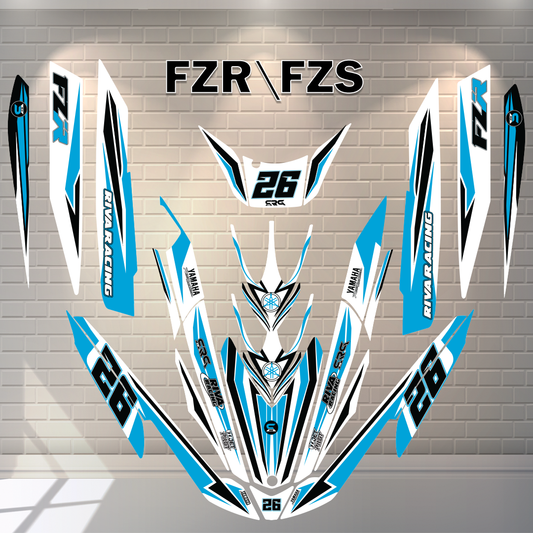 Yamaha FZR / FZS - WAVY DOTS