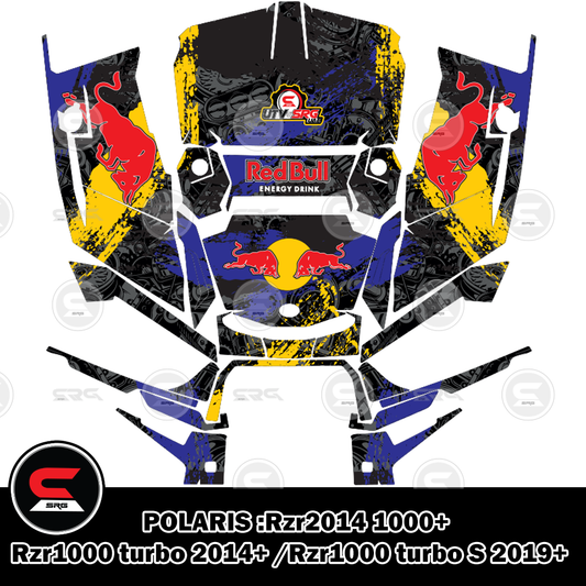 UTV Polaris RZR1000 - Red Bull