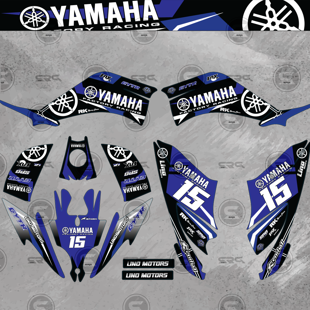 thumbnail image 2 of Custom Ribbed Seat Cover For Yamaha Raptor 250 (2008-2013) – Factory Rib Seat, 91258-GR1 2 of 6