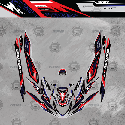 Seadoo RXT300 - GTX300 - Design No.3 B