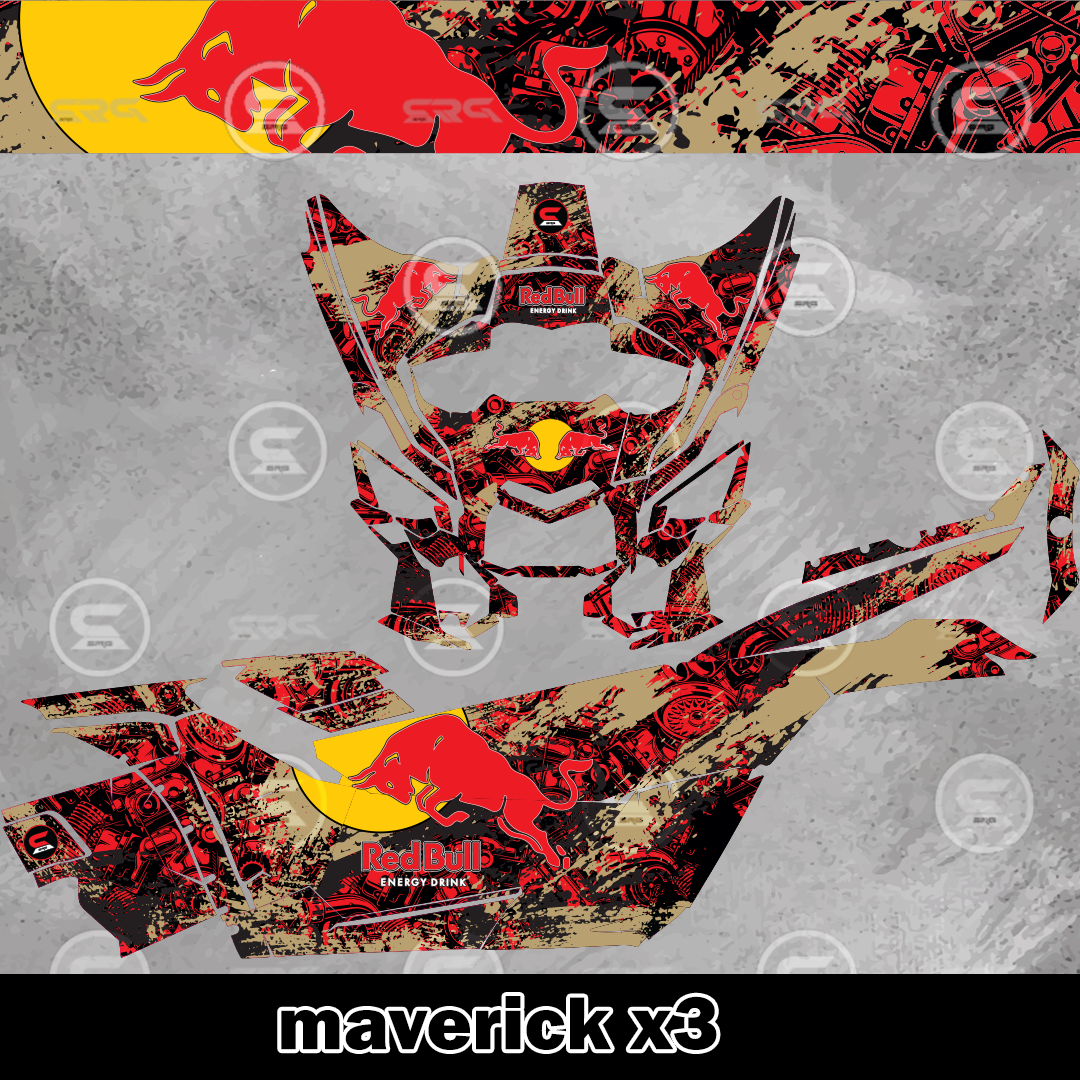 Can Am Maverick X3 UTV - Red Bull Design