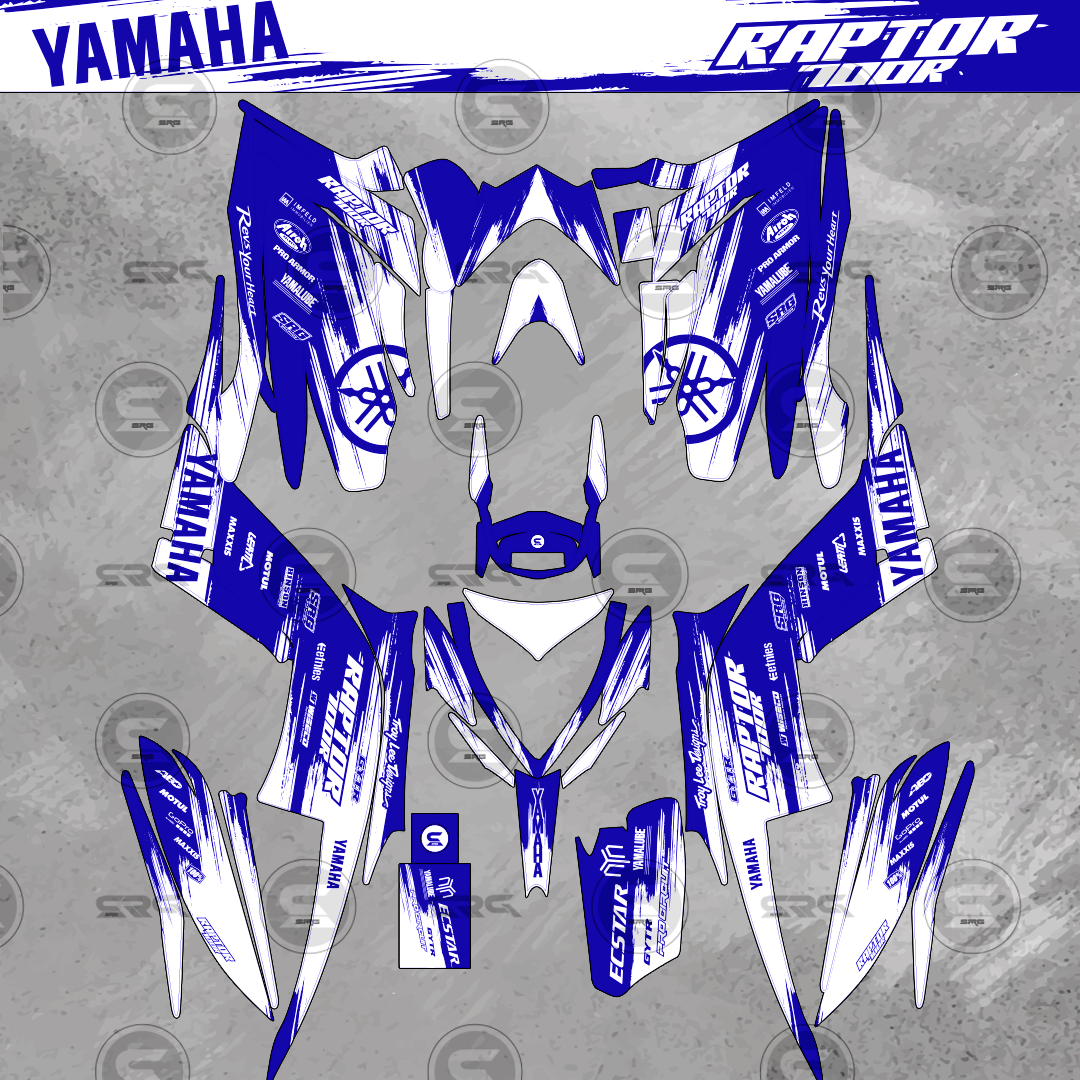 Yamaha ATV RAPTOR 700 2013+ - Design No.8 C