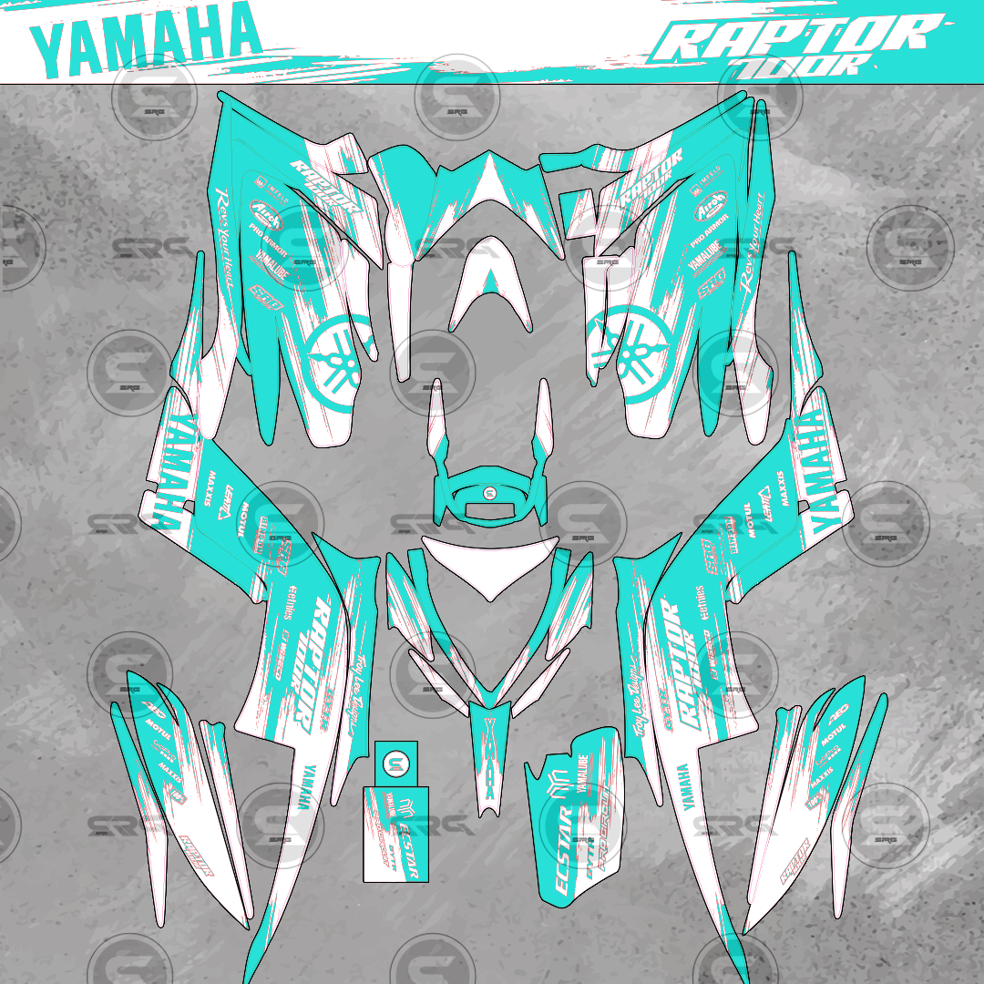 Yamaha ATV RAPTOR 700 2013+ - Design No.8 C