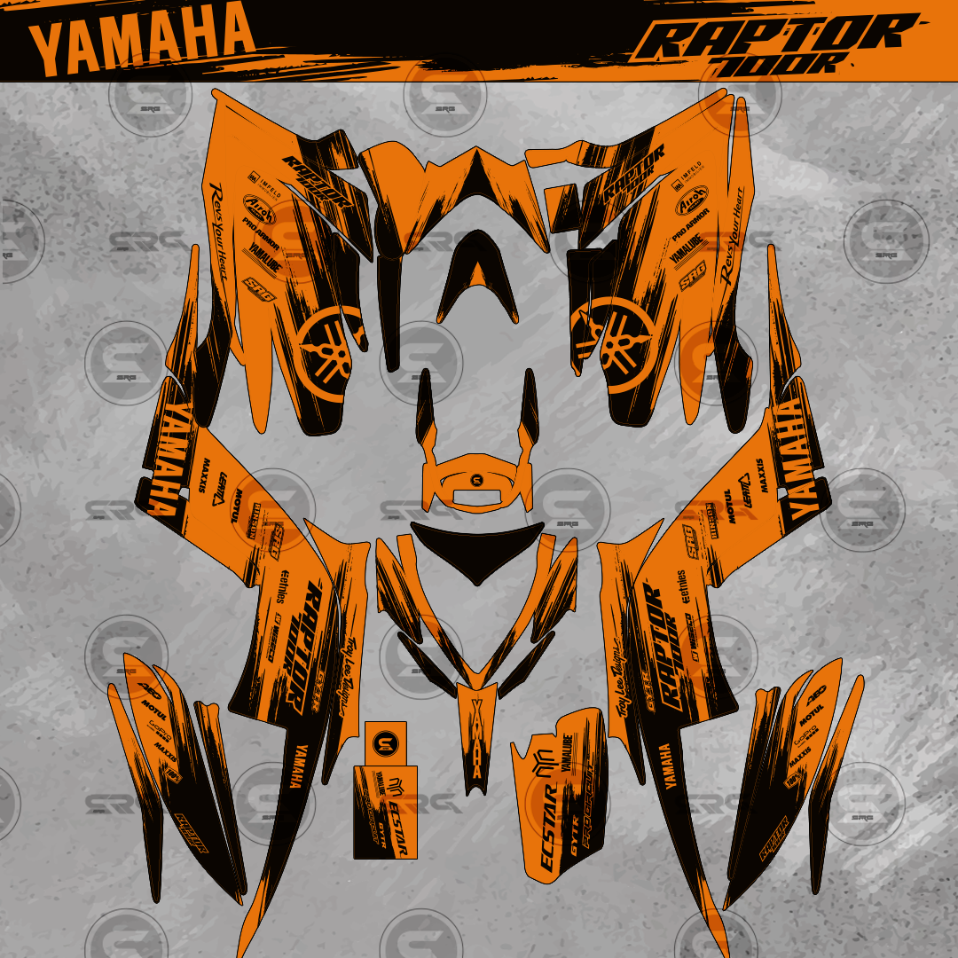 Yamaha ATV RAPTOR 700 2013+ - Design No.8 A